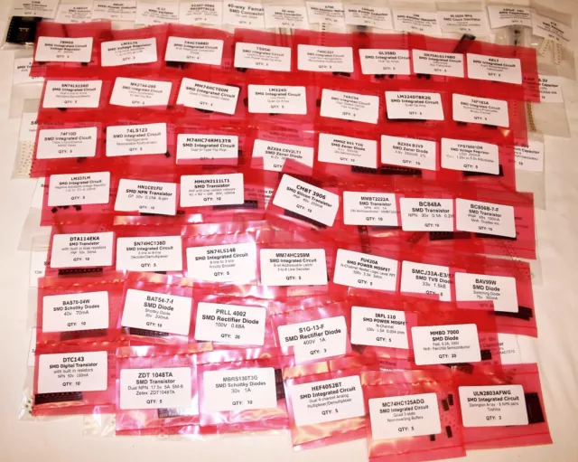 Huge Job Lot 110+ Packs of SMD Electronics Components - #4