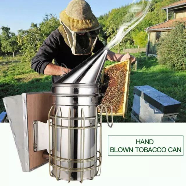 Bee Hive Beekeeping Smoker Keeping Stainless steel Heat Shield Board Equipment 2