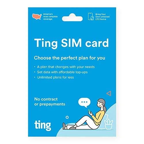 Ting Mobile Sim Card kit for Unlocked Phones - Bring Your own Phones
