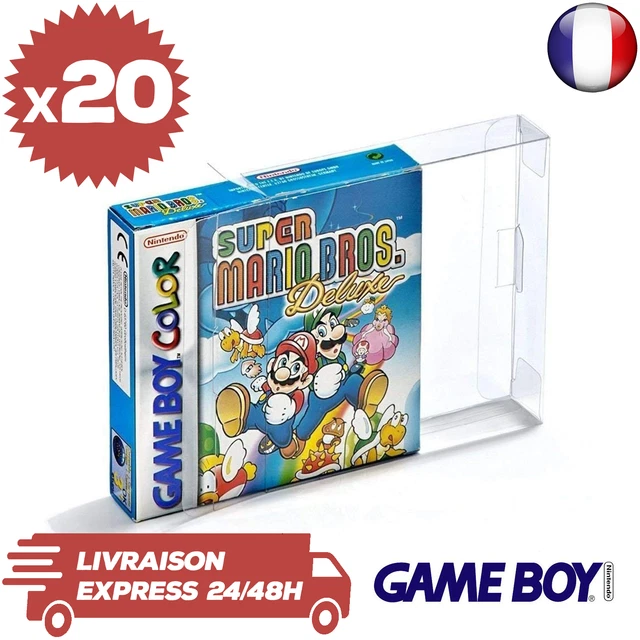 100 Boîtiers De Protection Crystal Box Pour Jeux Game Boy Color & Advance - Transparents, 0.3mm, Neufs