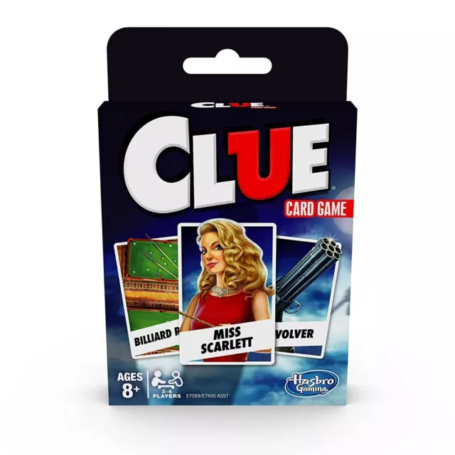 Juego de cartas Hasbro Gaming Clue para mayores de 8 años Juego de...