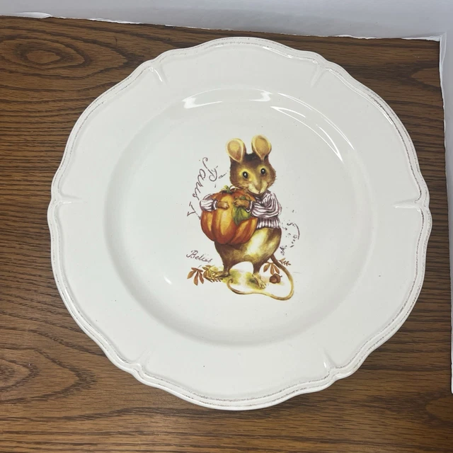 Magenta Autumn Plates MAGENTA PUMPKIN MOUSE 10