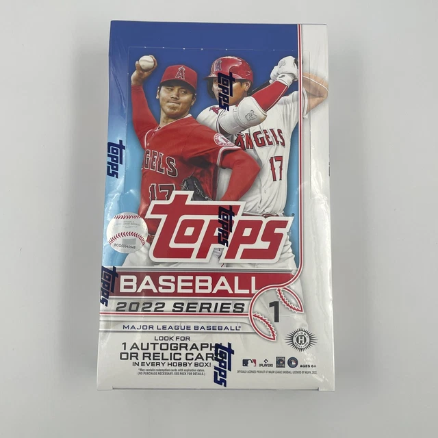 TOPPS 2022 BASEBALL SERIES 1 Hobby Box 24 Packs/14 Cards Per Pack