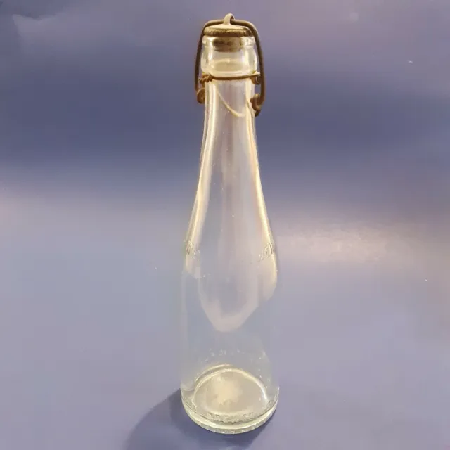 RARE Vintage MONARCH BREWERY CHICAGO Beer Bottle Aqua Glass original cap 12oz