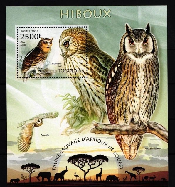 Togo Block 781 postfrisch Eulen #JA678