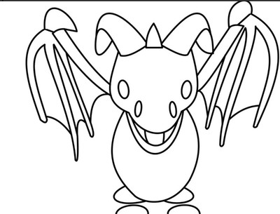 ✨Frost Dragon NFR Adopt Me Pet Optional Gift With Purchase of Drawing Cheap⚡️ 2