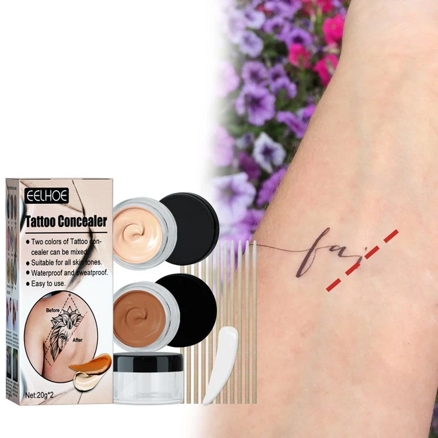 Tattoo Cover Up Makeup Skin Scar Birthmark Waterproof Primer D6E8 Concealer C9A1