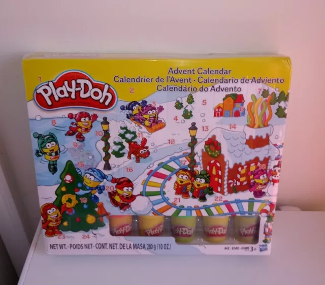 Play-Doh Advent Calendar Hasbro Ages 3+ Christmas Holiday Gift New & Sealed