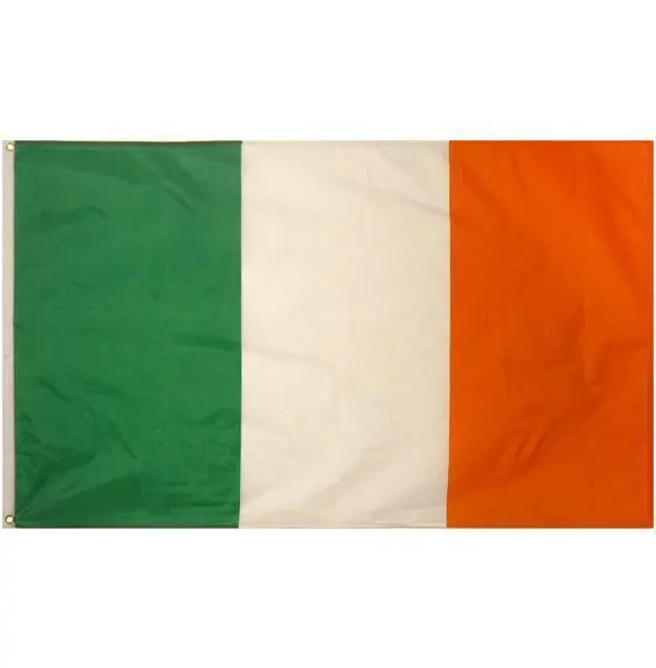 Ireland Irish Flag 5ft x 3ft With Eyelets St Patrick's Day Decoration Tri Colour