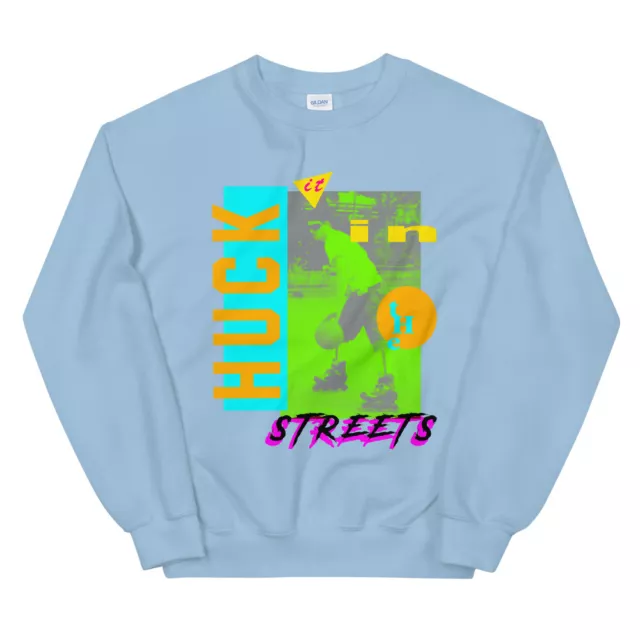 Huck It In The Streets Basketball Guy Awesome Sports Unisex Sweatshirt