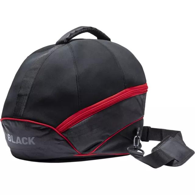 Premium Helmet Bag by Black Motorcycle Luggage Crash Lid Case Carrier Tail Pack