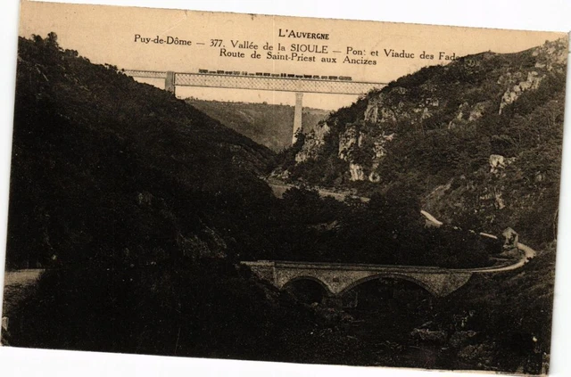 CPA Puy-de-Dome - Sioule Valley - Bridge and Viaduct des Fades Route..(222085)