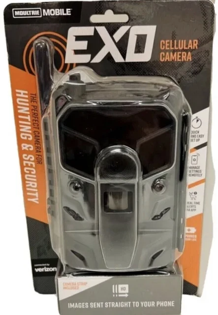 Moultrie Mobile EXO Cellular Trail Camera - Black (MCG-14048) VERIZON - DEER CAM