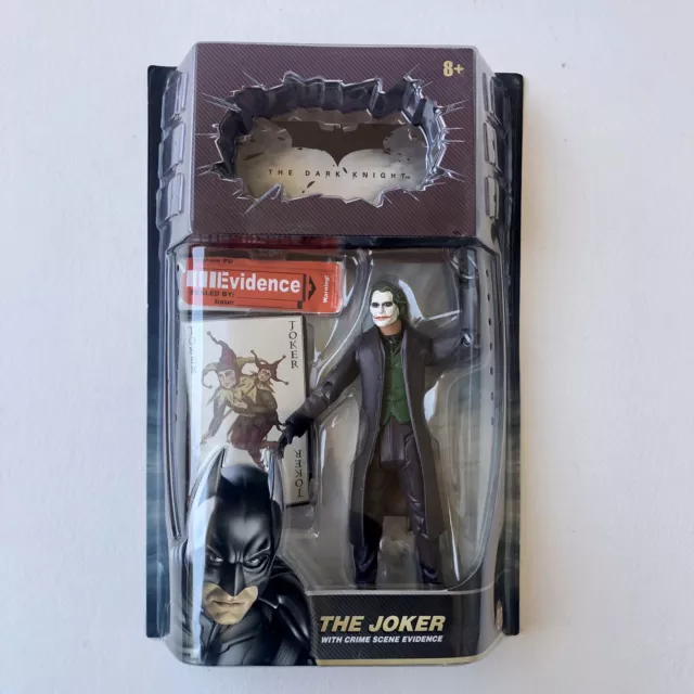 The Joker The Dark Knight Batman Movie Masters Action Figure Dc Mattel Moc 2008