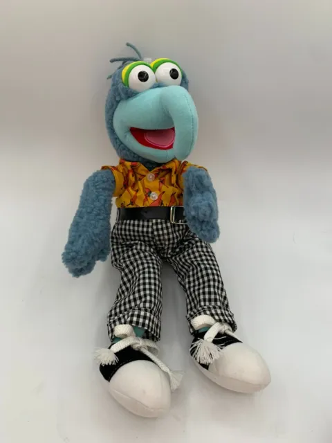 The Muppets Gonzo 16” Plush Jim Henson 2003 Sababa Toys Stuffed Animal blue
