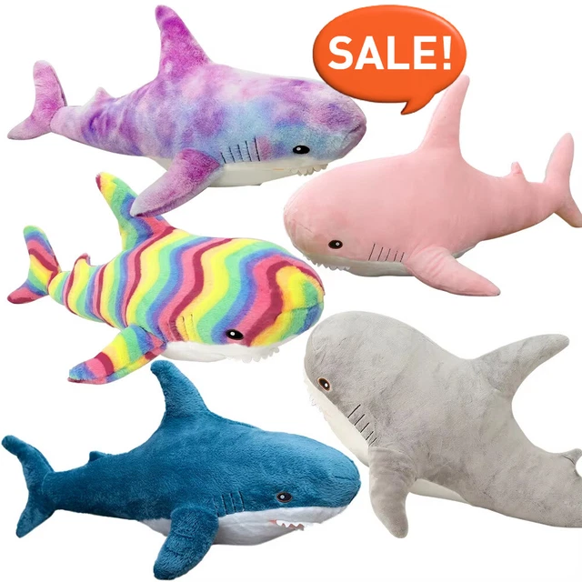 25 cm Shark Plush Animal, Soft Shark Plush Toy, Eco-friendly Shark Plush Toy, Soft Shark Plush Toy, Plush Shark Pillow, Doll Cushion, Children Gift, Bedroom Decoration, Kiuiom