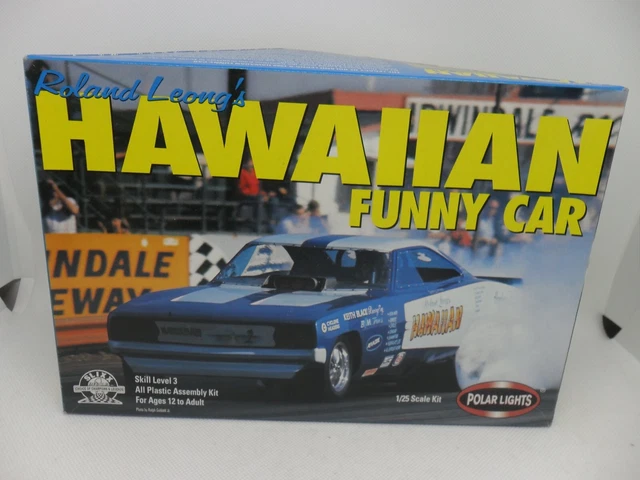 Polar Lights Dodge Charger Roland Leong's Hawaiian Funny Car 1/25 Ref 6502