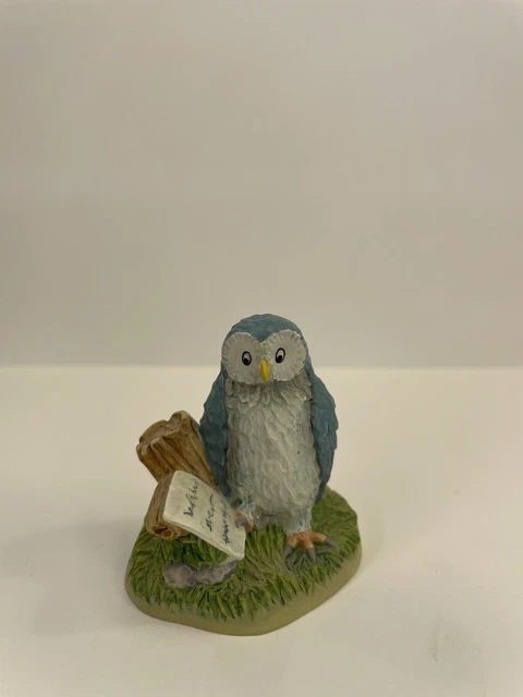 RARE Disney Winnie The Pooh  OWL  Porcelain  Thimble  From LENOX