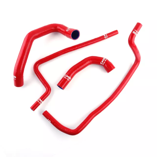 Fits 1997-2006 Jeep Wrangler TJ 4.0L LHD Silicone Radiator Coolant Heater Hose
