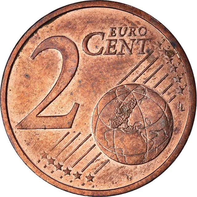 [#222312] France, 2 Centimes d'Euro, Double frappe, SUP, Coppered Steel
