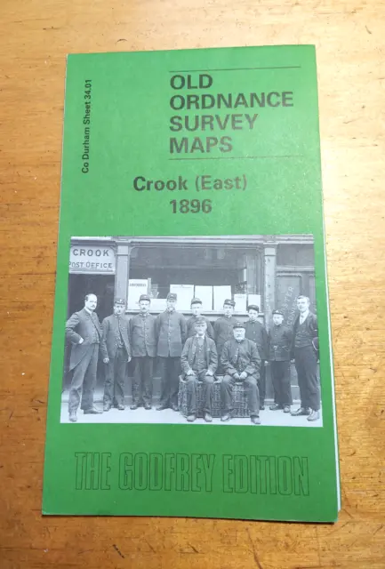 Crook (East) 1896  Godfrey Old Ordnance Survey Map