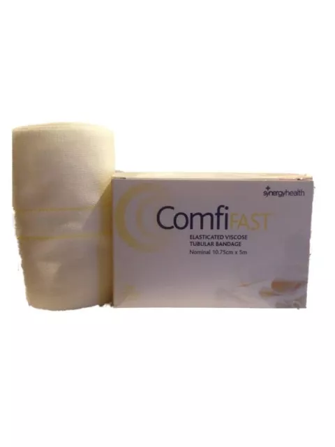 Comfifast Jaune Élastiqué Viscose Bandage Tubulaire 10.75cm X 5m