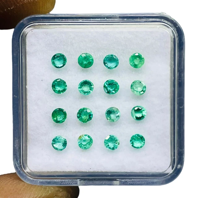 Lot De Topaze Blanche Naturelle En Vrac - Perles Rondes à Facettes 2.5 Mm - Calibrées - Qualité Nette
