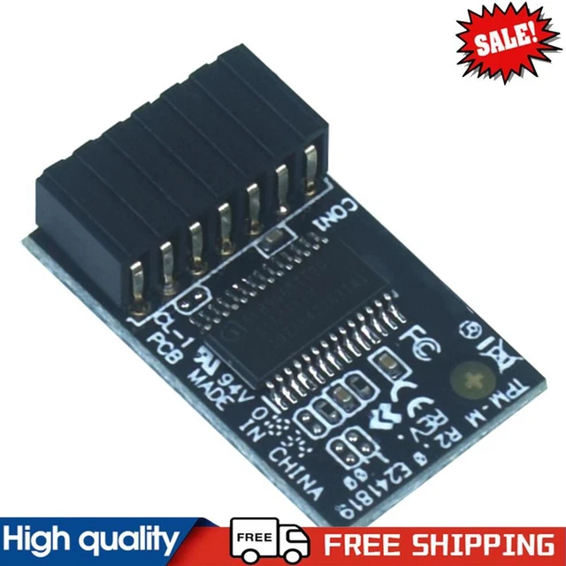 TPM-M R2.0 TPM Module 14-1Pin Trusted Platform (TPM) Module for Asus ...