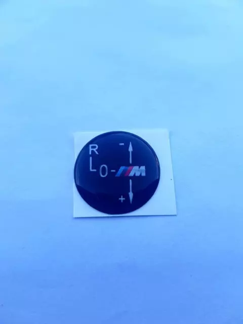 BMW E46 M3 SMG Emblem Shift Knob Gearknob Gear Stick Sticker - PFL