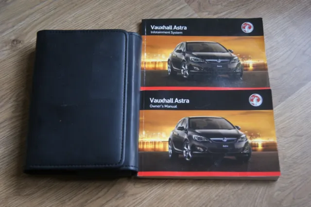 Vauxhall Astra Type J Owners Manual / Handbook / Wallet 2009 - 2016 (A)