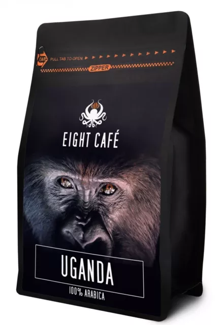 500 G Kaffee aus UGANDA Frisch geröstete Kaffeebohnen ganze Bohnen 100% ARABICA