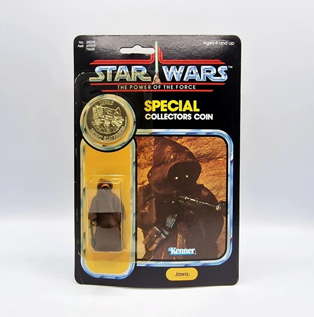Vintage Star Wars ✧ Jawa ✧ Potf Power Of The Force Moc E137