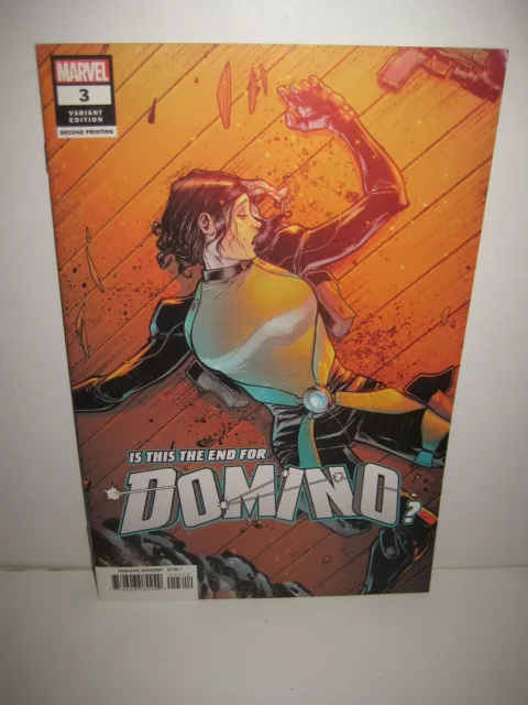 Domino #3 Vol 3 (2018 Marvel Comics) 2nd Print Variant Cover