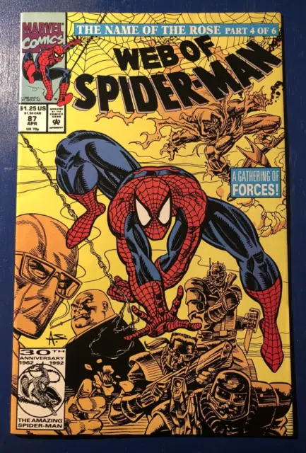 Web of Spider-Man #87 MARVEL Comics 1992 VF+