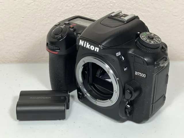 Nikon D7500 20.9MP Digital SLR Camera - Black (Body Only)