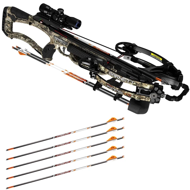 BARNETT CROSSBOWS Hyper Whitetail 410, Illuminated Scope, Quiver, 2 x 22" Arrows