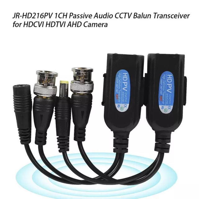 1 Paar CCTV-Koax-BNC-Video-Power-Balun-Transceiver auf CAT5e 6 RJ45-Anschluss