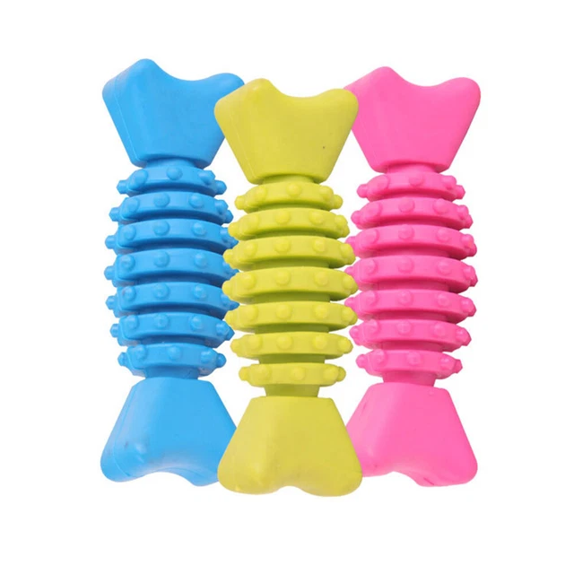 3 Stück / Packung Dog Chew Toys Beißen TPR Interessante Ausbildung Hundespielzeu 11