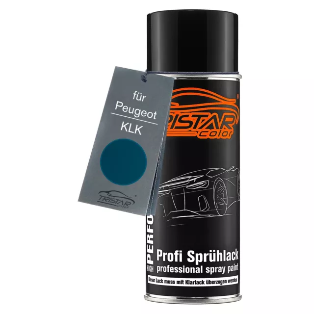 Autolack Spraydose für Peugeot KLK Azul Sydney Basislack Sprühdose 400ml