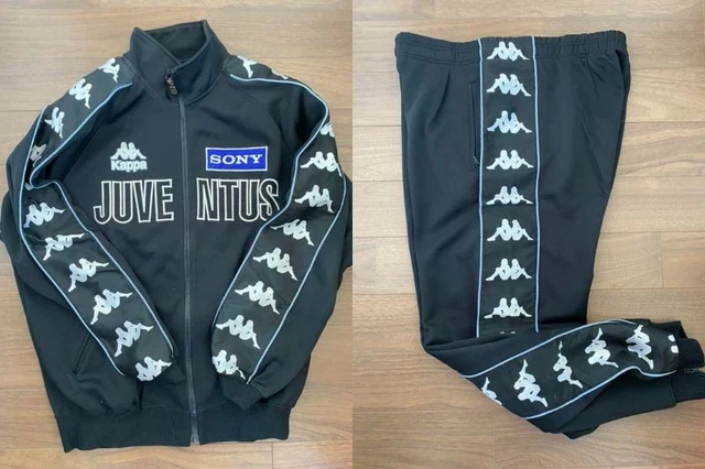 VINTAGE KAPPA JUVENTUS Sony MiniDisc Jersey 90s Gara Style XL