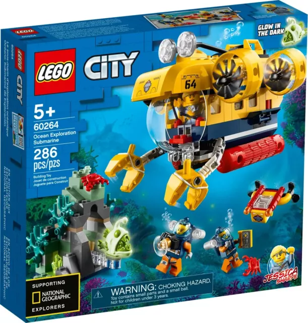 Lego City 60264 - Ocean Exploration Submarine - Brand New & Factory Sealed