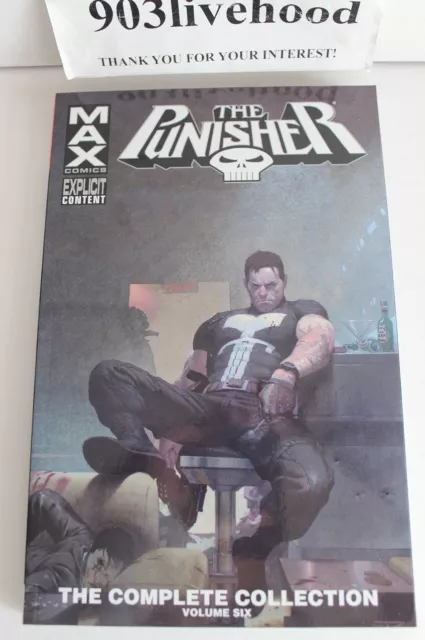 Marvel Punisher Max Complete Collection Vol 6 Tpb Trade Graphic Gn Like New Oop