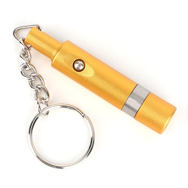 PORTABLE KEYCHAIN METAL Cigar Hole Punch Cutter Cigar Puncher Hole