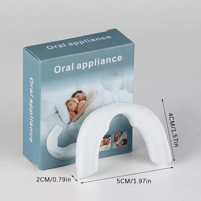 Silicone Anti Snoring Bruxism Sleeping Aid Mouthguard Sleeping Health Care Tool 3