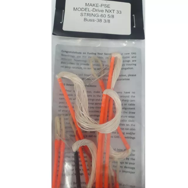 String and Cable set Drive NXT 5pce White orange GAS