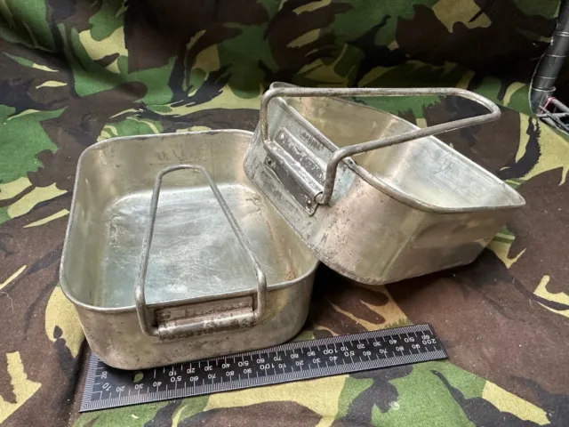Original WW2 British Army Soldiers Mess Tin Set - Used Original