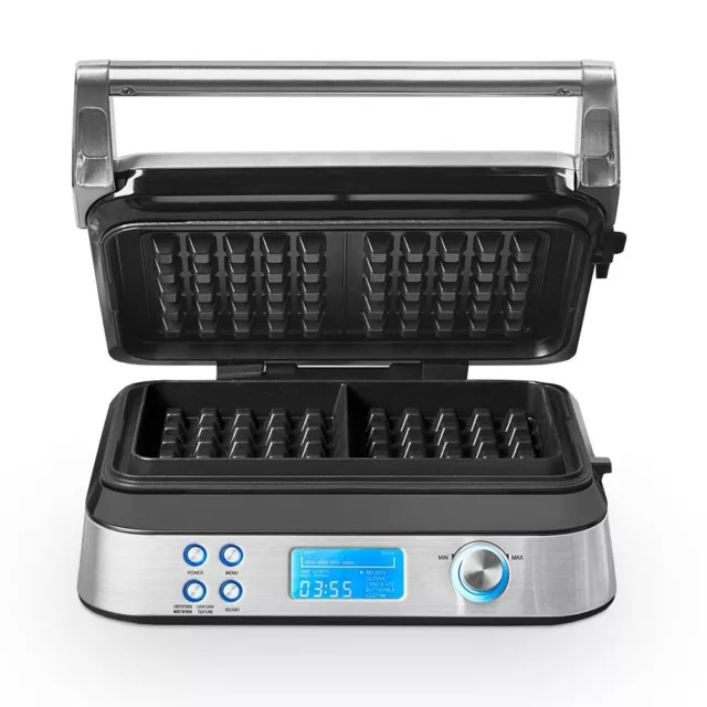 Gastroback 42424 Waffeleisen Belgische Waffeln Waffelautomat Edelstahl 1600W