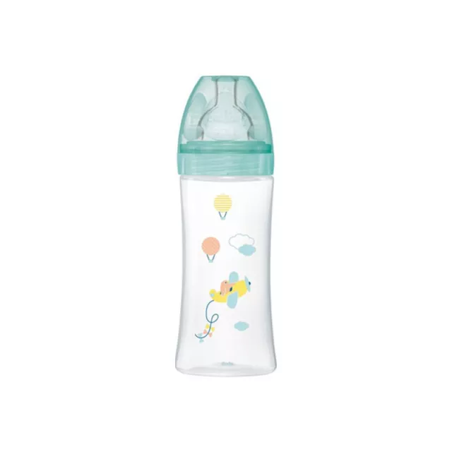 Dodie tétine plate débit rapide air biberon 330ml