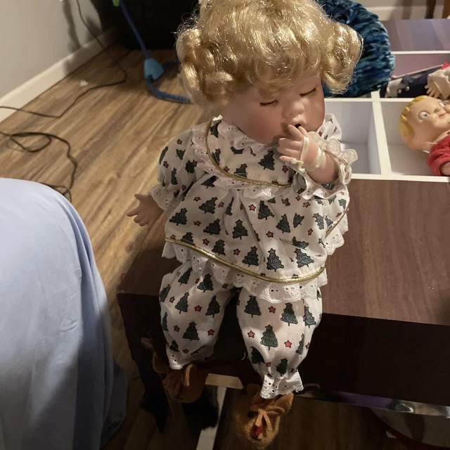 The Heritage Signature Collection Christmas Sleeping Baby Doll