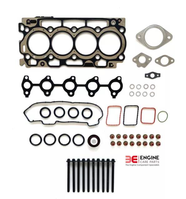 HEAD GASKET SET AND BOLTS FOR PEUGEOT 206 207 307 308 407 1.6 HDi DV6ATED4 DV6B